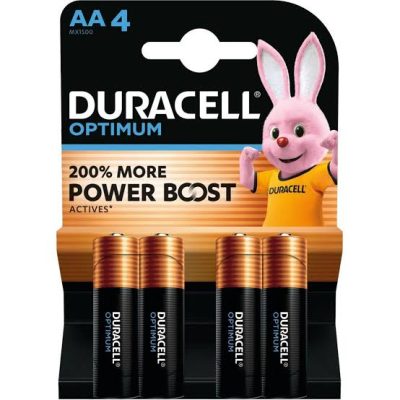 PILA STILO ALCALINA OPTIMUM (AA) DURACELL