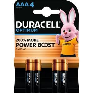 DURACELL OPTIMUM Ministilo AAA 2400 blister 4 pile/blister