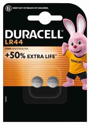 PILA SPECIALISTICA A PASTIGLIA ALCALINA (LR44) DURACELL