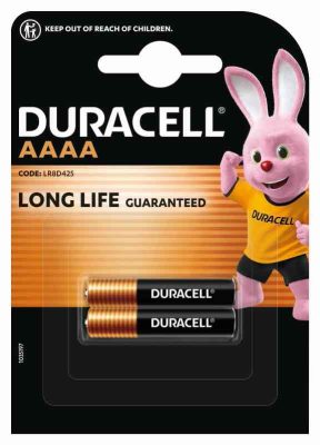 PILA MICROSTILO ALCALINA ULTRA (AAAA) DURACELL