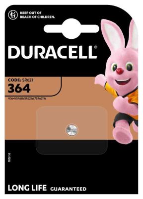 PILA SPECIALISTICA A PASTIGLIA ALL'OSSIDO D'ARGENTO (364) DURACELL