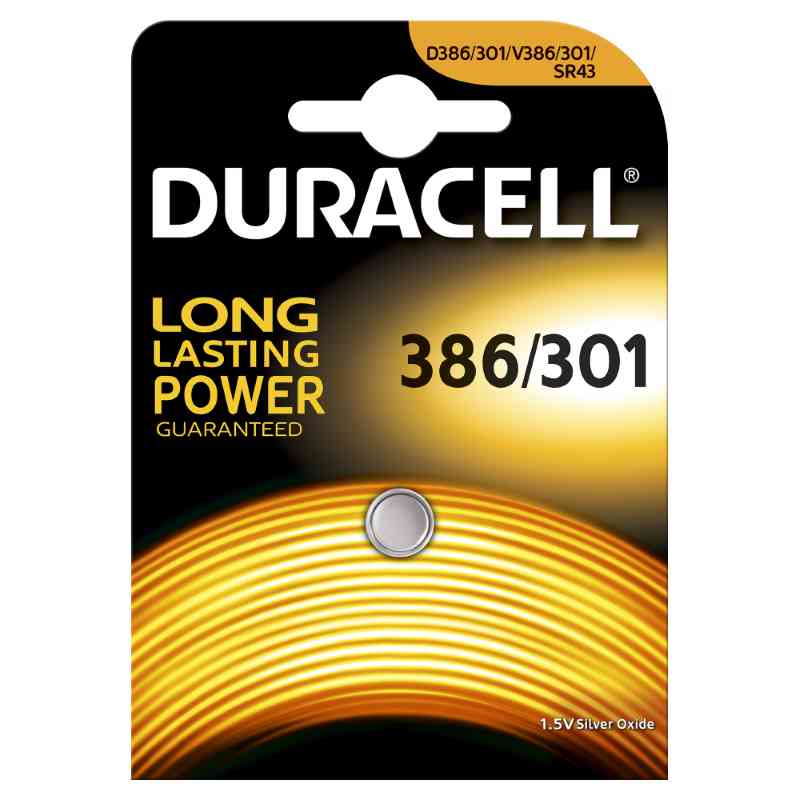 DURACELL 386/301 OROLOGIO blister 1 pila /blister