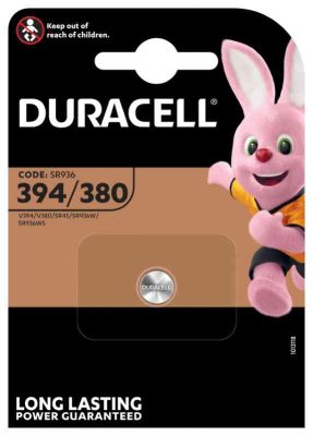 PILA SPECIALISTICA A PASTIGLIA ALL'OSSIDO D'ARGENTO (394) DURACELL