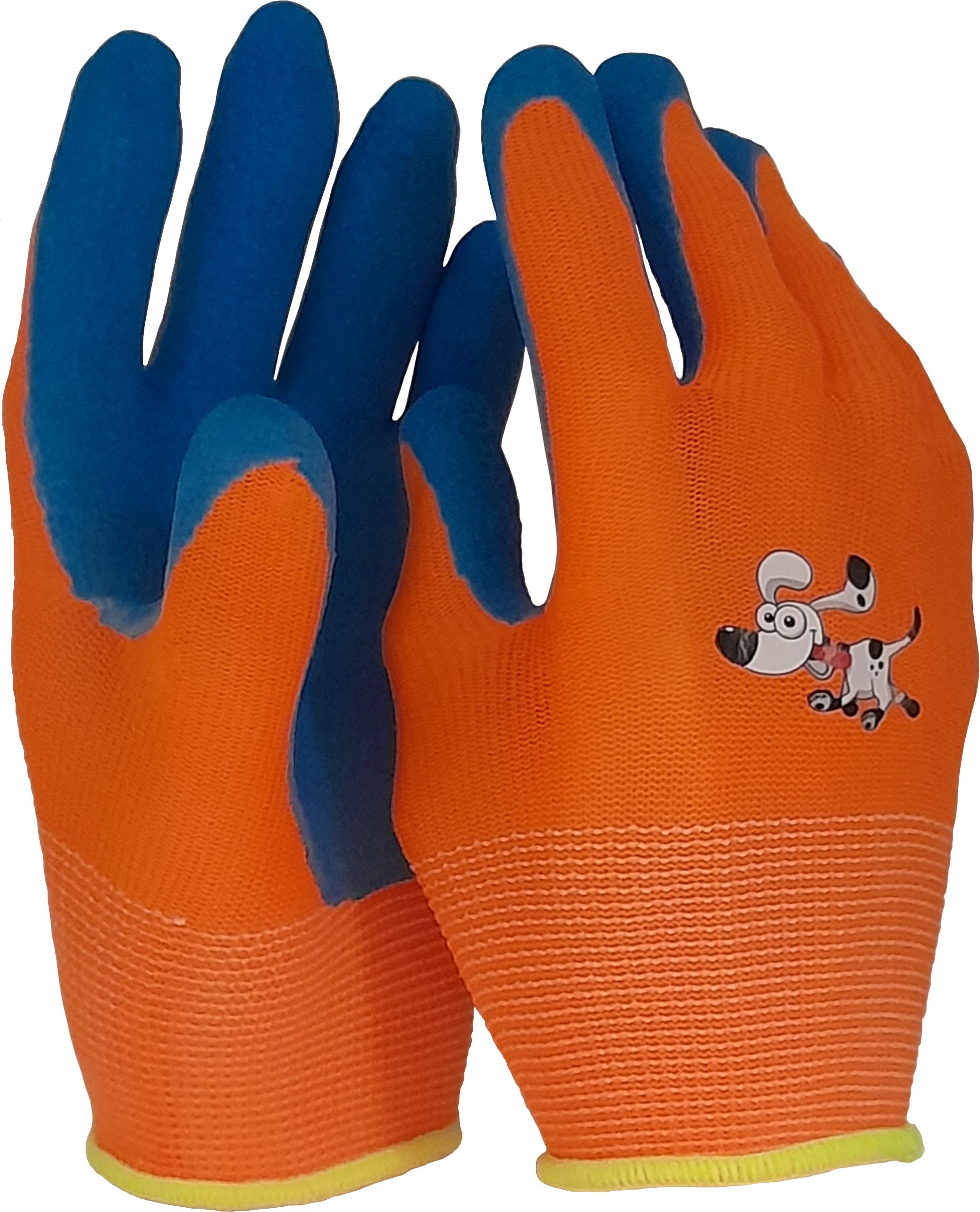 BR.GUANTI 53.10/C BABY TG.5 LATTICE ARANC/BLU