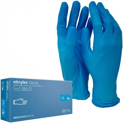 GUANTO MM BLU CLASSIC NITRILE MONOUSO TG XL 100 PZ