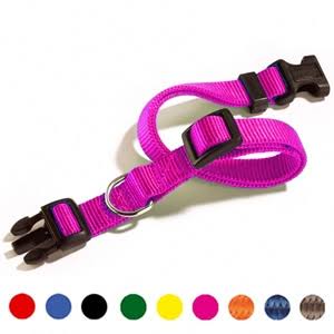 COLLARE SGANCIO Regolab. mm.15 - Rosa fluo
