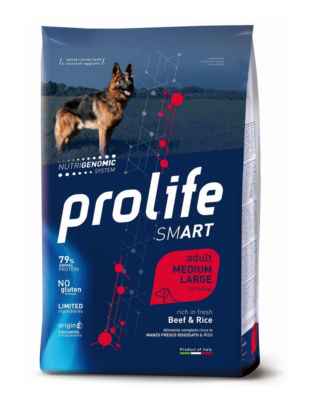 PL DOG SM BEEF & RICE M/L 2.5K
