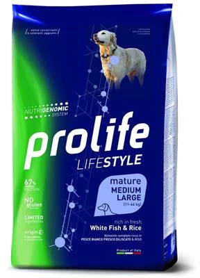 PL DOG LS MATURE W FISH & R M/L 2.5K