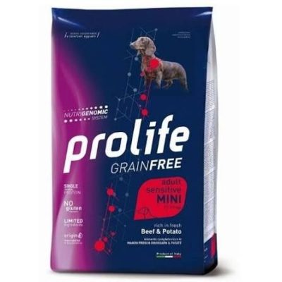 PL DOG GF SENS BEEF & P MINI 2K