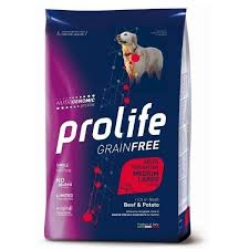 PL DOG GF SENS BEEF & P M/L 2.5K