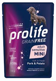 PL DOGW 100G GF PORK & POTATO BUSTA