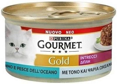 GOU.GOLD 85 GR. INTRECCI DI GUSTO TONNO E PESCE DELL'OCEANO