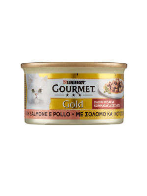 GOU.GOLD 85 GR.DADINI CON SALMONE E POLLO