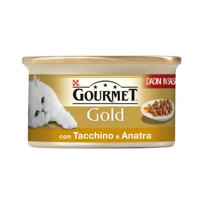 GOU.GOLD 85 GR.DADINI CON TACCHINO E ANATRA