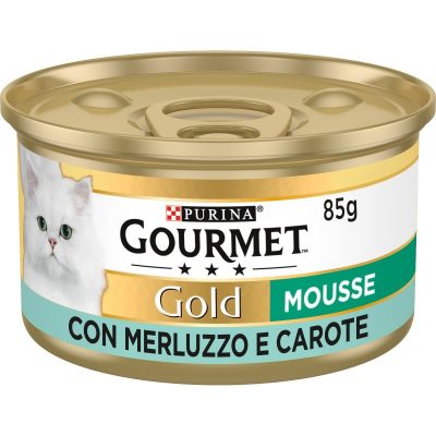 GOU.GOLD 85 GR.MOUSSE MERLUZZO E CAROTE
