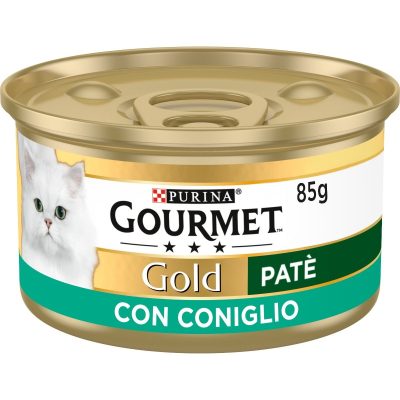 GOU.GOLD 85 GR.PATE' CON CONIGLIO
