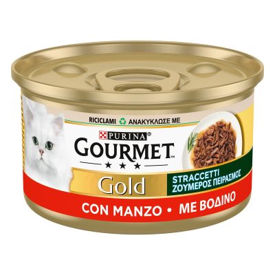GOU.GOLD 85 GR.STRACCETTI CON MANZO