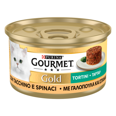 GOU.GOLD 85 GR.TORTINO TACCHINO E SPINACI