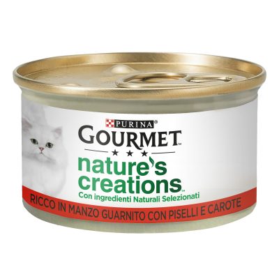GOURMET NATURE'S CREATIONS MANZO PISELLI E CAROTE