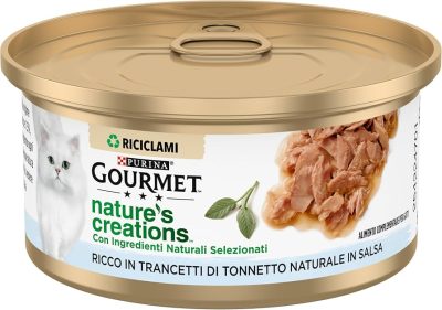 GOURMET NATURE'S CREATIONS TRANCETTI TONNETTO NATURALE 24X70GR