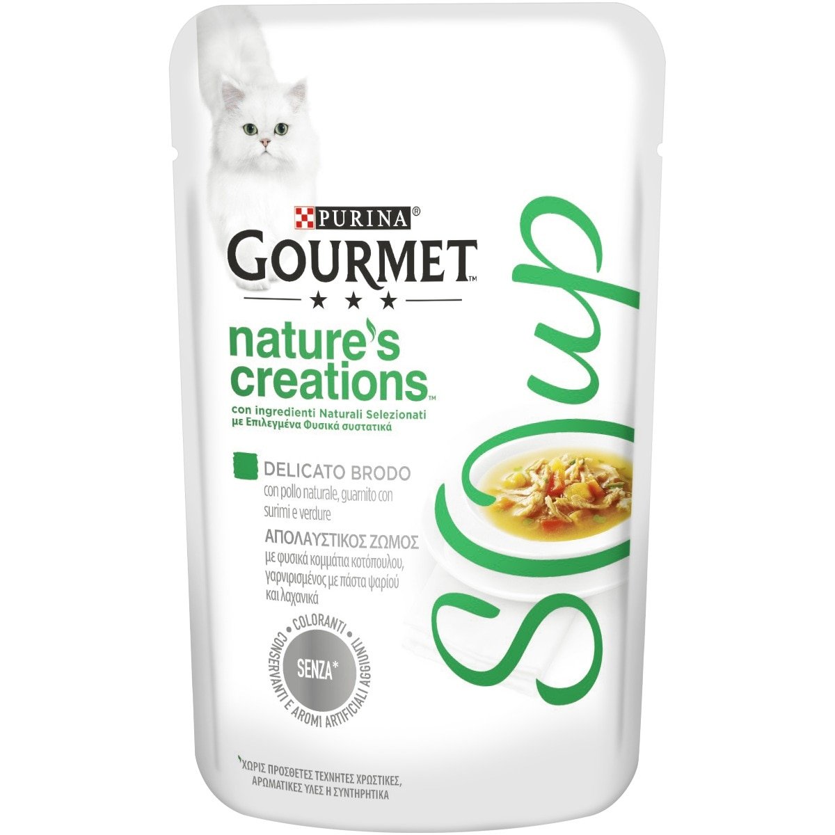 GOURMET NATURE'S CREATION SOUP POLLO E VERDURE 32X40GR