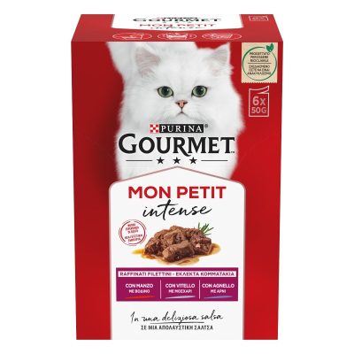 GOU. MON PETIT CARNE MANZO/VITELLO/AGNELLO 8X(6X50GR)