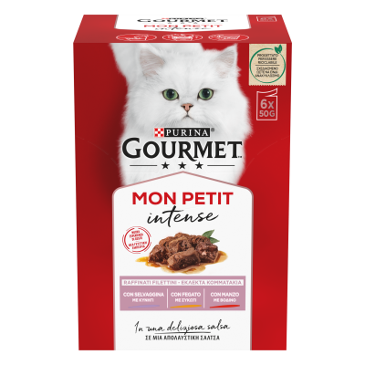 GOU. MON PETIT SELVAGGINA/FEGATO/MANZO 8X(6X50GR)