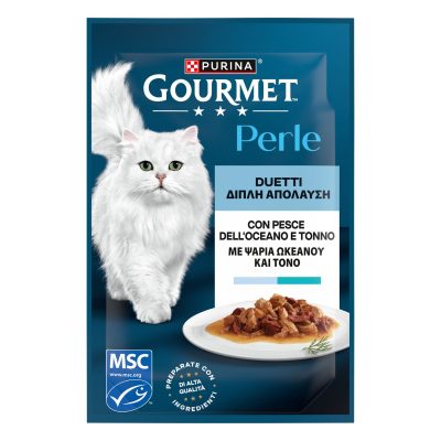 GOU.PERLE 26x85 GR. DUETTO DI MARE PESCE E TONNO