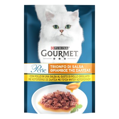 GOU.PERLE 26x85 GR. TRIONFO DI SALSA CON POLLO