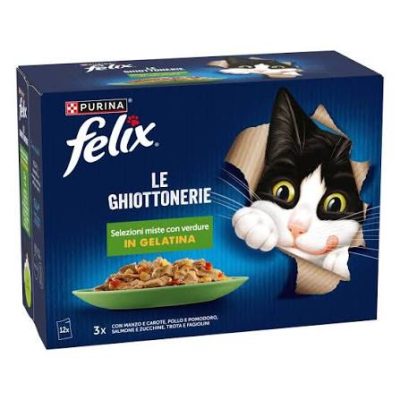 FELIX MULTIPACK GHIOTTONERIE SELEZIONI CON VERDURE6(12X85GR)