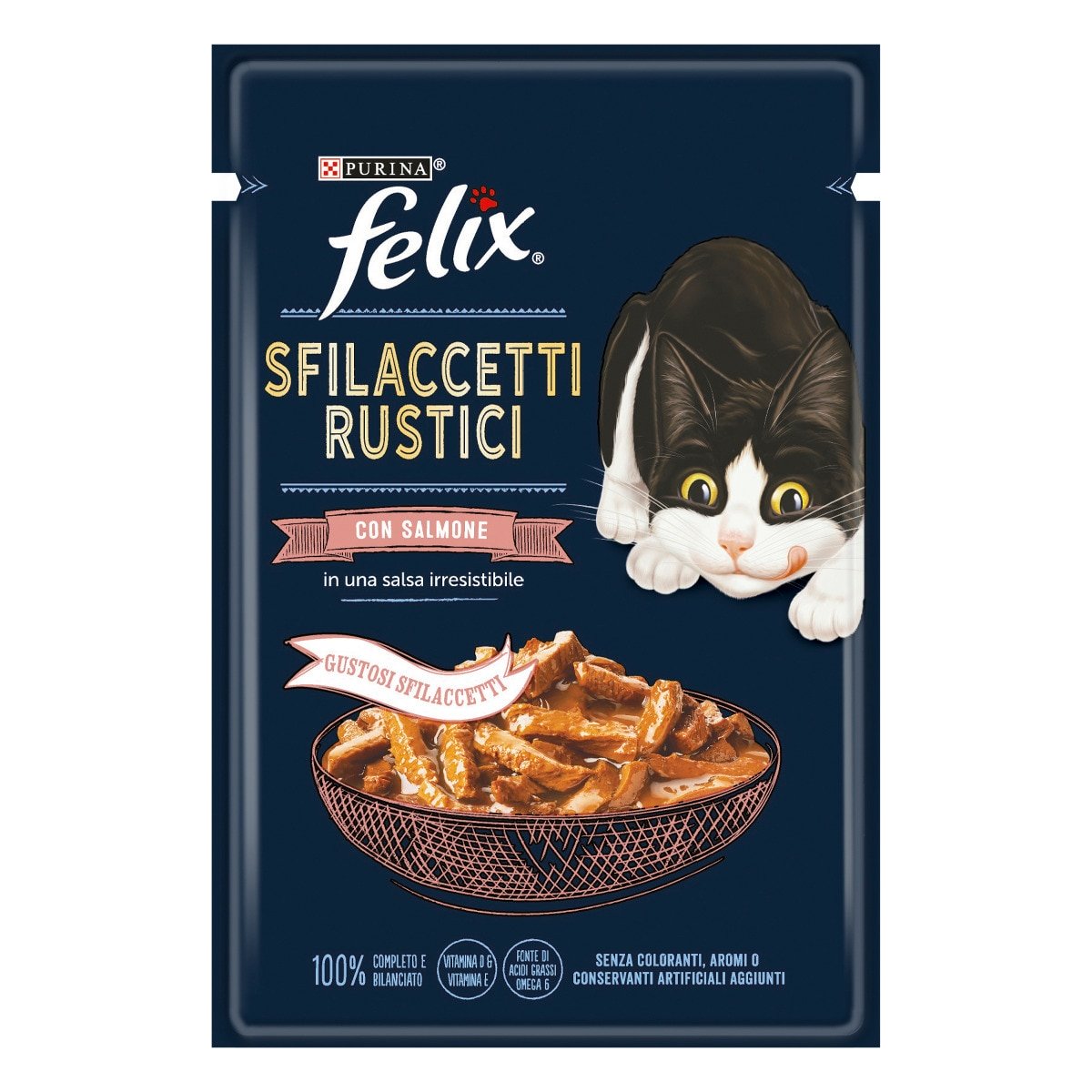 FELIX SFILACCETTI RUSTICI CON SALMONE 26X80GR