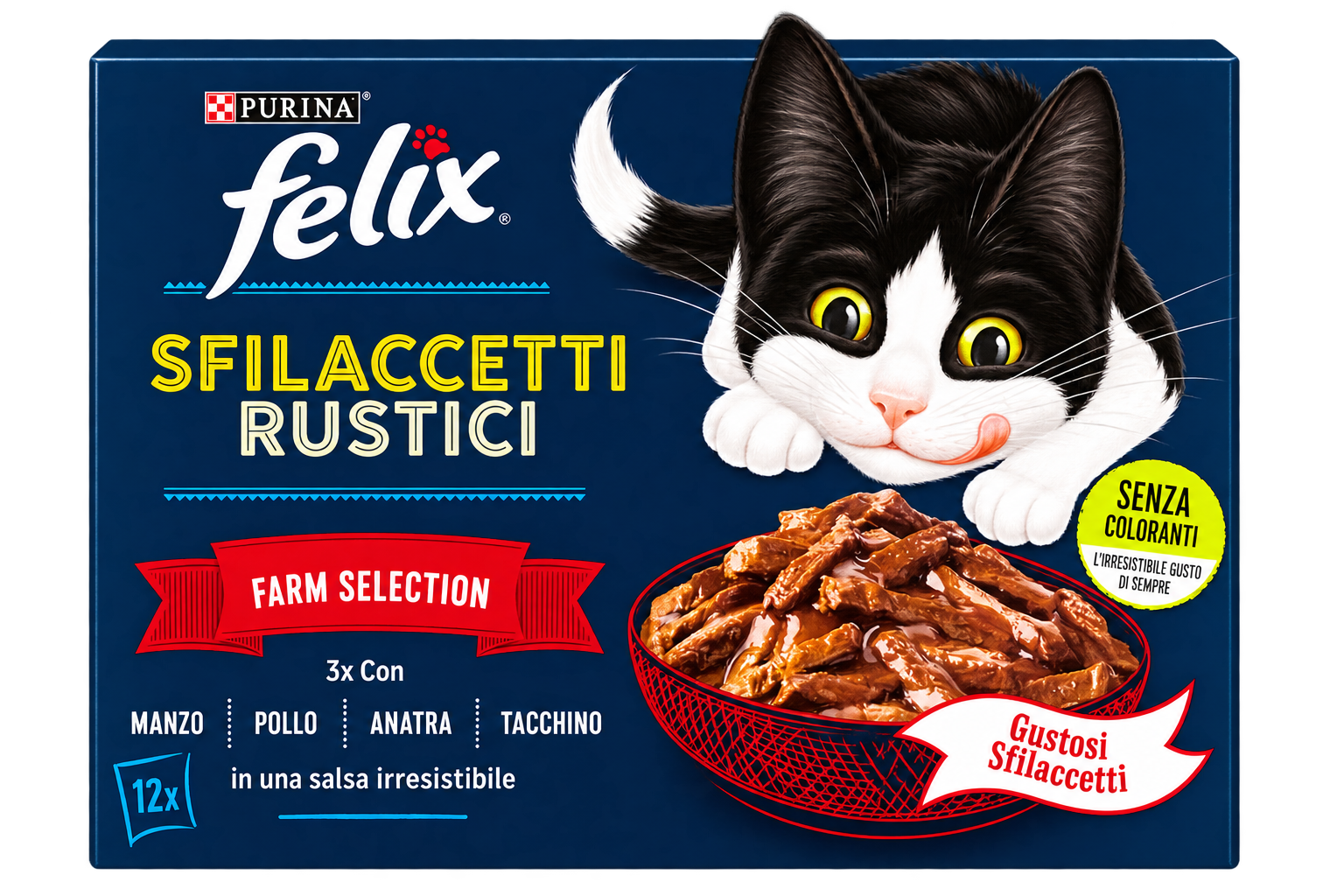FELIX MULTIPACK SFILACCETTI RUSTICO COUNTRY SELECTION 6(12X80GR)