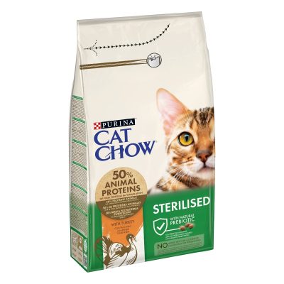 CAT CHOW STERILISED 6x1,5 KG FLAS