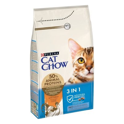 CAT CHOW FELINE 3 IN 1 TACCHINO 6X1,5 KG