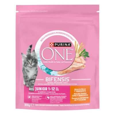 ONE CAT JUNIOR POLLO & CEREALI INTEGRALI 8X800GR
