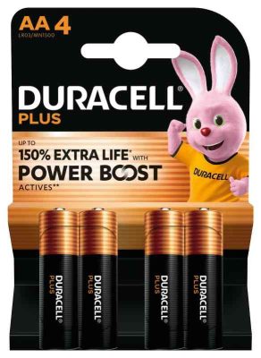 DURACELL PLUS POWERBOOST STILO AA-BL4PZ