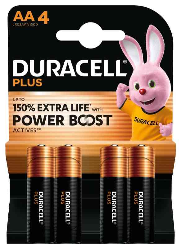 DURACELL PLUS POWERBOOST STILO AA-BL4PZ
