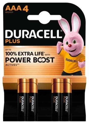 DURACELL PLUS POWERBOOST MINISTILO AAA-BL4PZ