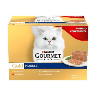 MULTIPACK GOU.GOLD MOUSSE 4(24X85