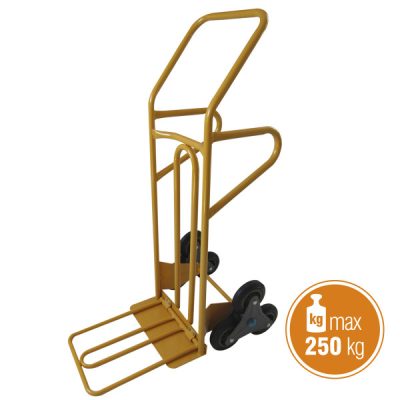 CARRELLO SALI SCALE PORTATA 250KG C/MANIGLIONI SOLLEVAMENTO