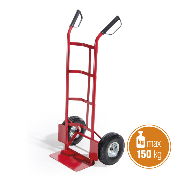 CARRELLO PORTATUTTO ROSSO PORT.150 KG.