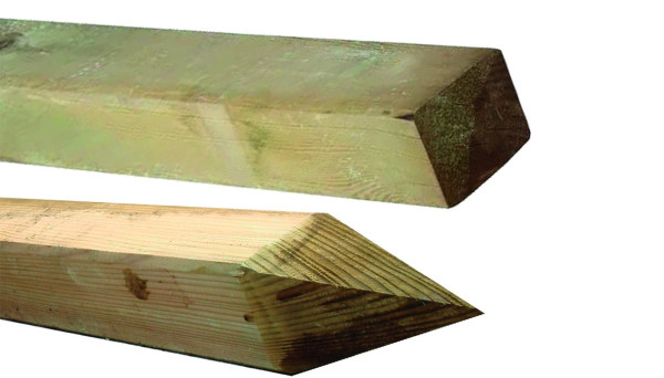 PALO QUADRATO PUNTA LEGNO IMPR 7X7 H200CM