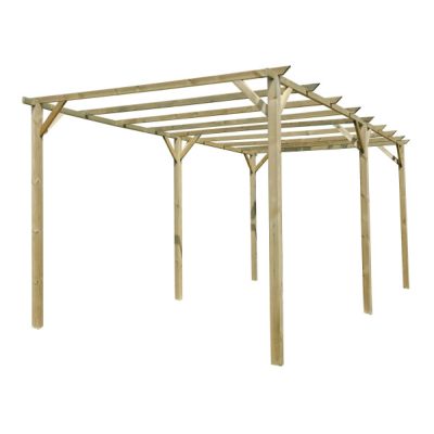 GAZEBO PERGOLA LEGNO 3X3