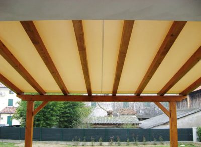TELO COPERTURA VELA PER PERGOLA LEGNO 3X6M