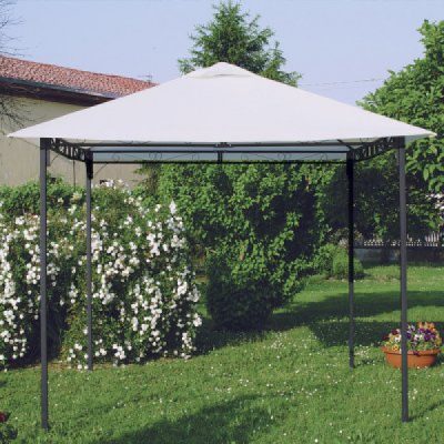 GAZEBO FERRO STYLE 3X3 COMPLETO DI TELO