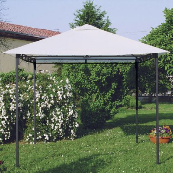 GAZEBO FERRO STYLE 3X3 COMPLETO DI TELO