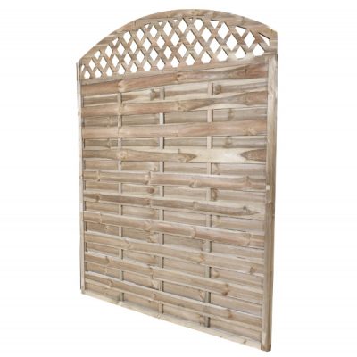 PANNELLO LEGNO FRANGIVENTO CON ARCO 180X180CM