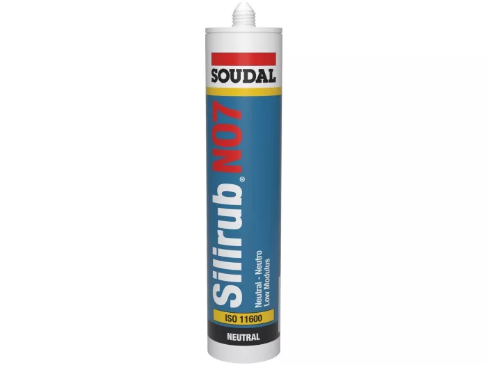 SIGILLANTE SILICONICO NEUTRO SILIRUB NO7 TRASPARENTE 300ML