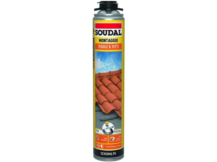 SCHIUMA TEGOLE E TETTI PISTOLA GRIGIO 750ML