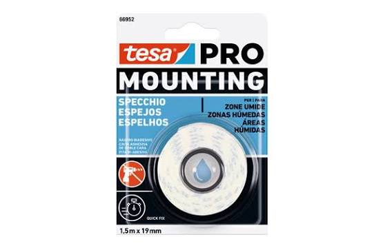 MOUNTING PRO BIADESIVO PER SPECCHI 1.5M X 19MM